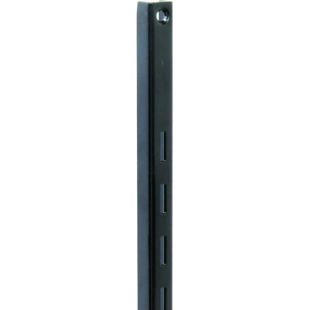 

New 10PK Knape & Vogt 80BLK36 Regular Duty Single Slot Shelf Standard 36 Inch Black (Case of 10)