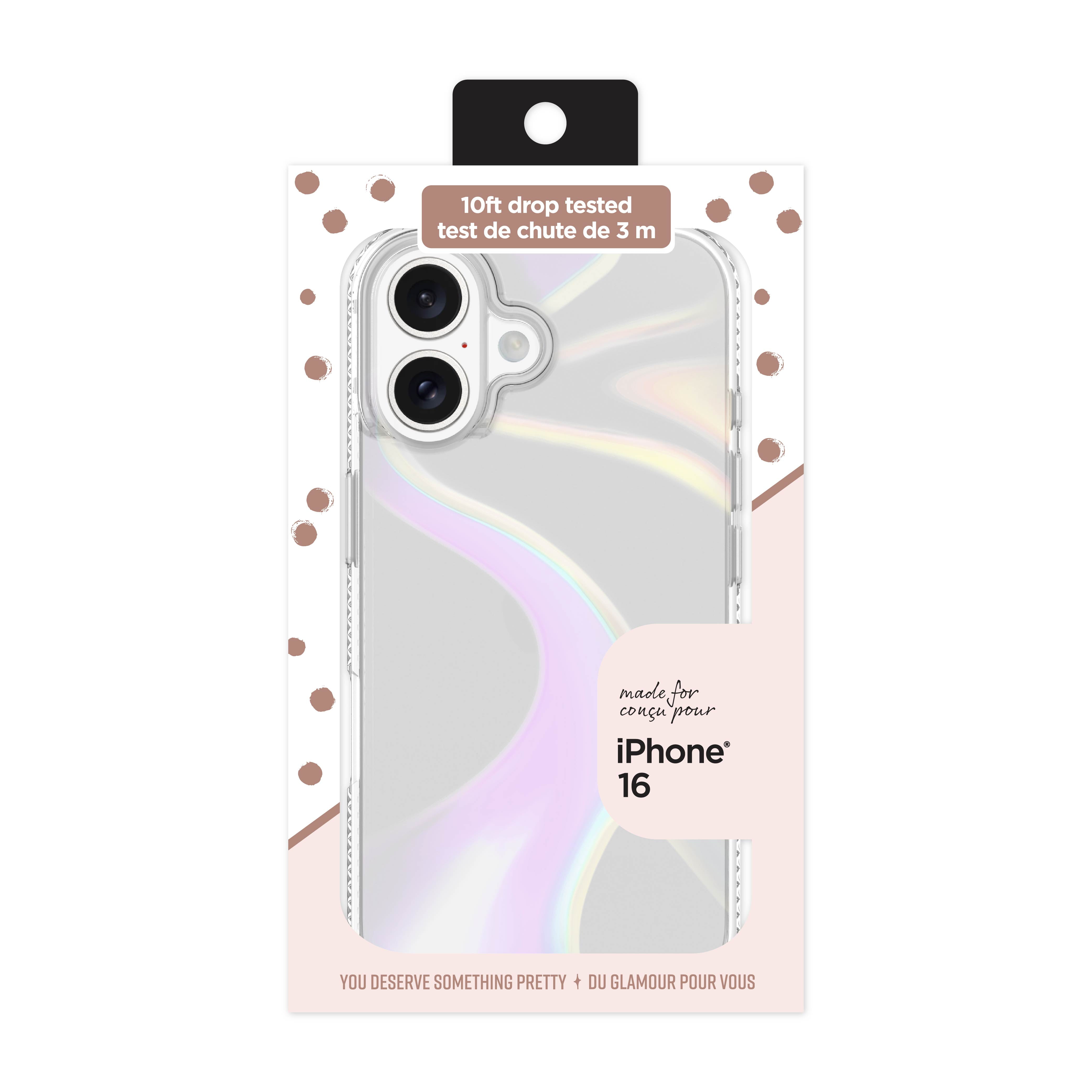 Iridescent Illusion - Premium Fashion Phone Case for iPhone 16, You deserve something pretty!