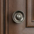 thumbnail image 4 of GlideRite 1 in. Classic Round Ring Button Cabinet Knobs, Satin Nickel, Pack of 10, 4 of 5