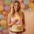 thumbnail image 3 of Birthday Number Candle, Glitter Cartoon Creative, 1 Piece Included, for Birthday Party Cake Decoration, 3 of 5