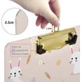 thumbnail image 4 of RYLABLUE Rabbit Easter Eggs Clipboard Hardboard Wood Nursing Clip Board and Pull for Standard A4 Letter 13x9 inches, 4 of 5