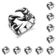 thumbnail image 3 of Jumpingount Antique Rings Cool Plating Exaggerated Trend Adjustable Size Style Men Personality Jewelry Ring Gifts for Summer Holiday Apertura Ajustable 10piezas Jumpingount CBP502543, 3 of 5