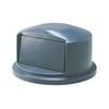 Rubbermaid Commercial 263788GY Brute Dome Top Swing Door Lid for 32-Gallon Waste Containers, Plastic, Gray