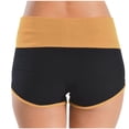 thumbnail image 5 of biudgviw Summer Shorts for Women Mid Low Rise Comfortable Athletic Yoga Shorts Fold over Casual Beach Bottoms, 5 of 7