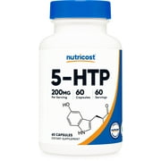 Nutricost 5-HTP 200mg Supplement, 60 Capsules (5-Hydroxytryptophan)