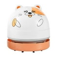 thumbnail image 1 of Desk Mini Desktop Vacuum Cleaner Cute  Cordless Table Dust Sweeper Cartoon Vacuum USB Rechargeable Battery Operated for Cleaning Dust Crumbs Hairs Scraps for Keyboard Home Office, 1 of 7