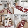 thumbnail image 5 of Red Christmas Pattern Kitchen Rugs Sets Of 3,Kitchen Runner Rugs Non Skid Washable,Decorative Kitchen Floor Mats for Kitchen,Sink,Laundry,17"x30"+ 17"x47" + 17"x59", 5 of 6