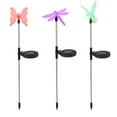 thumbnail image 2 of LED Solar Butterfly Dragonfly Hummingbird Stake Light Outdoor Color Changing Garden Lawn Lamp, 2 of 8