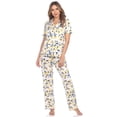 thumbnail image 1 of White Mark Ensemble de Pyjama Tropical à Manches Courtes pour Femmes, 1 of 6