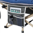 thumbnail image 4 of Yaheetech Portable Camping Cot with Mat and Carry Bag, Gray Cot/Blue Pad, 4 of 7