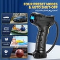 thumbnail image 2 of Toytexx Portable Tire Inflator Air Compressor, 150 PSI Cordless Air Pump with 4000mAh Rechargeable Battery, Digital Pressure Gauge, Auto Shut-Off, LED Light, for Cars, Motorcycles, Bicycles, Sports B, 2 of 7