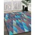 thumbnail image 2 of Ahgly Company Indoor Square Patterned Macaw Blue Green Area Rugs, 7' Square, 2 of 6
