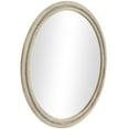 thumbnail image 5 of DecMode 44" x 44" Brown Distressed Wall Mirror with Beaded Detailing, 5 of 7