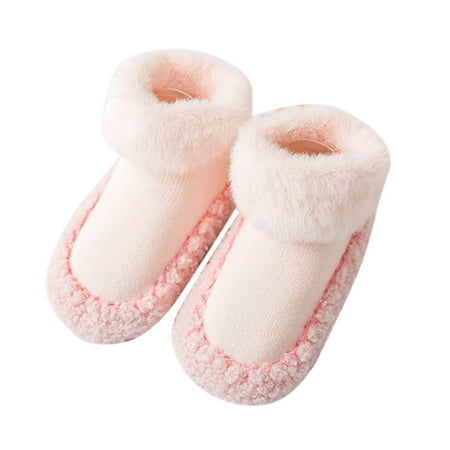 

Fsqjgq Girls Cleats Size 6 Toddle Footwear Winter Toddler Shoes Soft Bottom Indoor Non Slip Warm Floor Socks Shoes Toddler 10 High Tops Mesh Pink 13