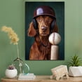 thumbnail image 2 of Irish Setter Dog Stretched Canvas Size 8x12 – Sports Dog, Perfect for Animal Lovers, Irish Setter Dog Canvas, Baseball Canvas Size Wall Art, 2 of 5