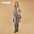 thumbnail image 6 of Wrangler Small Crossbody Purses for Women Boston Barrel Bag Mini Top Handle Bags with Crossbody Strap, Brown, 6 of 7