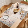 thumbnail image 5 of Spring Flowers Placemats Set of 8 Vintage Farmhouse Floral Place Mats Indoor Wipeable Table Mats Washable Cloth Dining Table Placemats for Kitchen Holiday Party Home Decor 13x19 Inch, 5 of 9