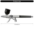 thumbnail image 3 of Portable Double Action Airbrush Nozzles Sprays Guns Pen for Model Cake Nail Car Painting Beauty Inkjet Nail Art Crafts Gold, 3 of 4