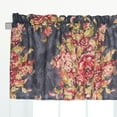 thumbnail image 2 of Regina Floral Botanical 100% Cotton Set of 2 Window Valances 15.5" x 72", 2 of 4
