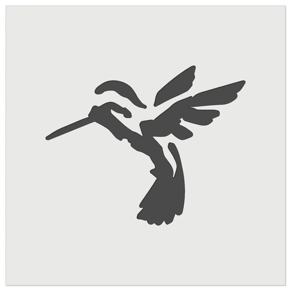 Hummingbird Sketch DIY Cookie Wall Craft Stencil - 4.5 Inch