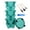 Teal, variant on StarQualityBargain Smart Space Vertical Planter 4-Tier Tower with Bonus Wheels - Mobile Gardening Pots for Indoor/Outdoor Flowers, Vegetables & Succulent Plants, Teal