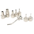 thumbnail image 2 of Hot Air  Tips, Robust 8Pcs Heat  Nozzles Kit Curved Angle Stable  For Phone Maintenance, 2 of 8