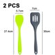 thumbnail image 2 of Juego de mini utensilios de cocina de 2 piezas: utensilios de cocina de silicona con pala para ensalada y pala para drenaje, 2 of 5