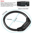 thumbnail image 4 of 2 Pack Refrigerator Lock, Upgraded 4 Digit Fridge Lock for French-door Refrigerators, Cabinet Locks, Easy to Set and Use, 4 of 6