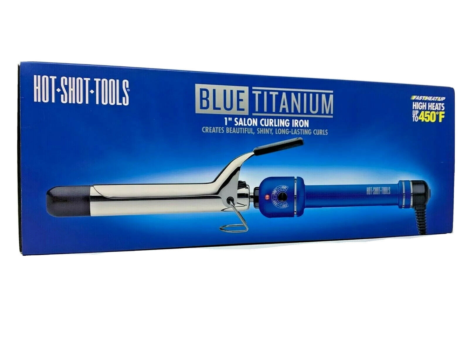 Hot Shot Blue Radiance Salon Curling Iron with Kuwait Ubuy