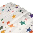 thumbnail image 3 of Yayeee Shower Curtain with Hooks 72"x72" Waterproof Fabric Bathroom Hanging Decor, Beige Stars, 3 of 5