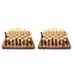 thumbnail image 1 of ajedrez internacional de palisandro,juego de ajedrez de madera tamaño completo plegable niños adultos,ajedrez de madera y juego de damas piezas ponderadas,juego de ajedrez internacional con, 1 of 9
