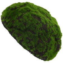 WEUVEB Half Sphere Simulated Moss Ball Brown 1Set 7.9Inch