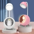 thumbnail image 3 of CNKOO Desk Lamp Flicker Free Rechargeable Dimmable Ultra-Bright Flexible Hose Design Decorative Eye Protection Desktop Cartoon LED Lamp Eye-caring Light Bedroom Supplies, 3 of 10