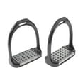 thumbnail image 3 of 1 Par de Estribos de Equitación de material acero Inoxidable Pisadas de Seguridad Antideslizantes , negro DYNWAVEMX Estribos de seguridad para montar a caballo, 3 of 6