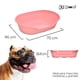 thumbnail image 2 of KE WOOW Cama Mediana para Perro, Gato, Conejo y otras Mascotas, Cesta de Plástico, Incluye Colchón Doble Cara , Color Rosa KE WOOW Cama Plana con colchón mediana, 2 of 10