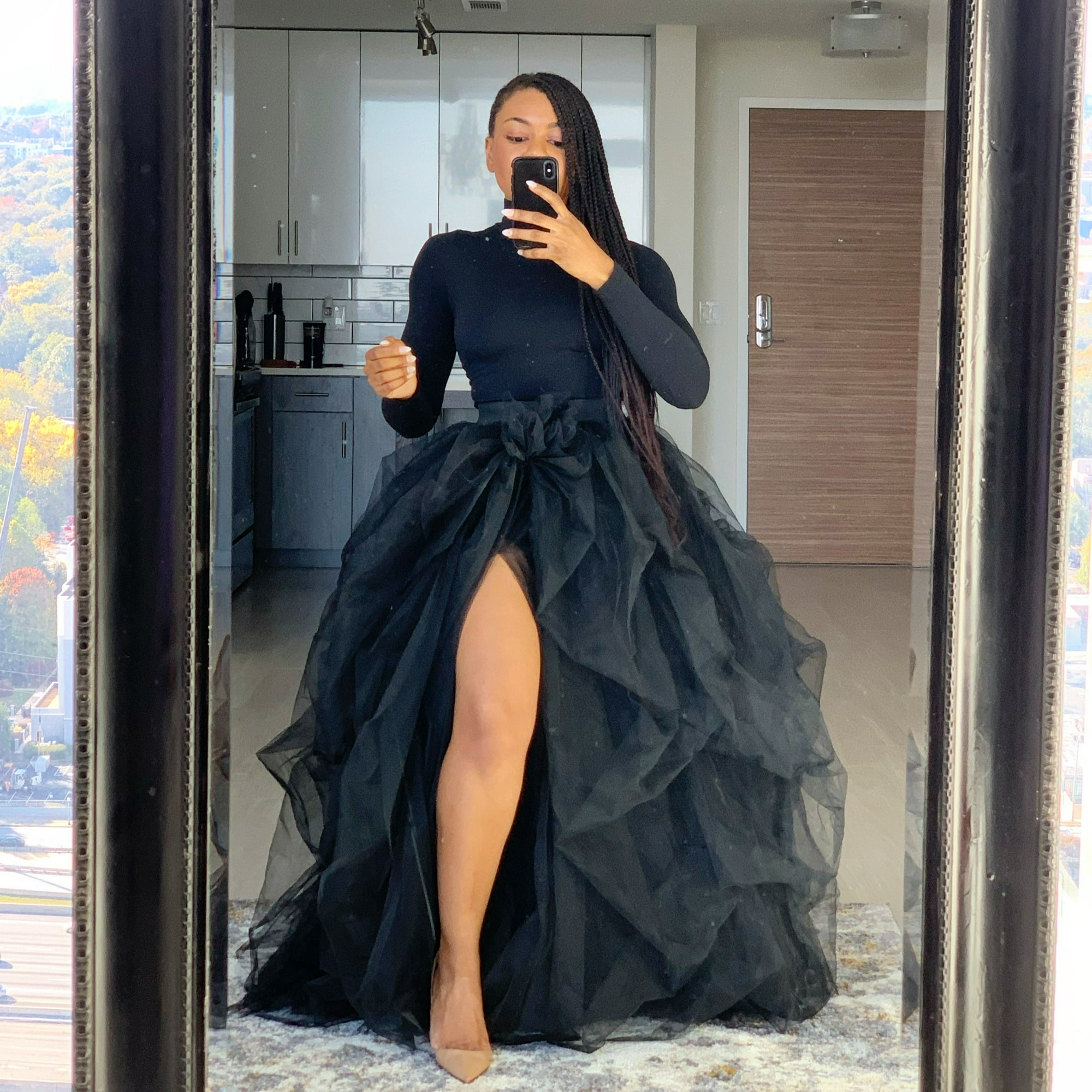 long skirt evening