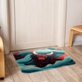 thumbnail image 6 of Yak Soft Polyester Non-Slip Machine Washable Floor Carpet Door Mat Office Rugs, 6 of 6
