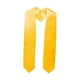 thumbnail image 5 of de graduación Bufanda lisa Accesorios para vestido de graduación Faja de graduación en forma de V Amarillo, 5 of 8