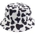 thumbnail image 1 of Sombreros de invierno para mujer, sombrero de cubo de piel sintética, sombrero de cubo con estampado de leopardo, sombrero cálido Vintage Adepaton MZQ-0963, 1 of 7