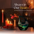 thumbnail image 5 of MUKTIVE Aurora Borealis Urn for Ashes for Mom & Dad, Norther Lights Memorial Decorative Urns for Human Ashes, Combo Set, (1 Large 10 ", 4 Keepsake 3 "), 5 of 7