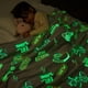 thumbnail image 3 of Controlador portátil para videojuegos Glow in The Dark Blanket de 30 x 40 cm, 3 of 7