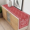 thumbnail image 4 of Valentine's Day Table Runner - 70 Inch Long, Kitchen Dining Table Runner Dresser Scarves, Red Love Retro Country Abstract Art Farmhouse Decor for Coffee Tables Wedding Party Banquet, 4 of 8