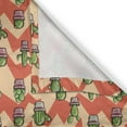 thumbnail image 6 of Ambesonne Cactus Valance & Curtain, Zigzag Background Plant, 55"x45", Multicolor, 6 of 6