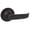 Flat Black, variant on Sure-Loc AD101 15 Alder Passage Door Lever Set - Nickel