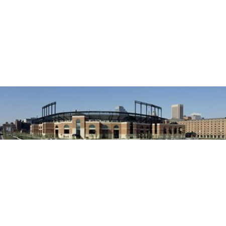 Baseball park in a city Oriole Park at Camden Yards Baltimore Maryland USA Canvas Art - Panoramic Images (20 x (Best Food At Camden Yards)