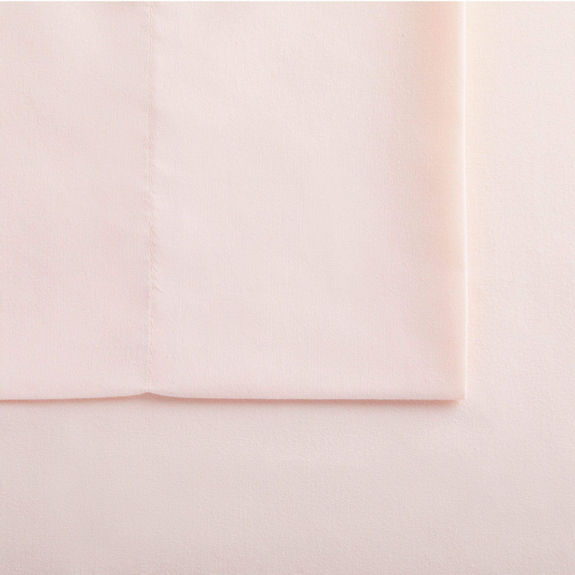 Serta Simply Clean 3-Piece Antimicrobial Solid Bed Sheet Set, Twin, Blush Pink