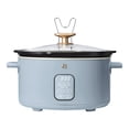 thumbnail video image 2 of Beautiful 6 Qt Programmable Slow Cooker, Cornflower Blue by Drew Barrymore, 2 of 11