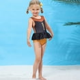 thumbnail image 3 of Maillot de Bain d'Été Deux Pièces pour Petite Fille, Bikini de Jeu de Rôle, Tankini pour Tout-Petit, Rouge, 3 à 10 Ans, 3 of 6