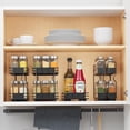 thumbnail image 4 of SpaceAid Pull Out Spice Rack Organizer with 20 Jars, 2 Drawers 2-Tier, 5.2" W x10.75 D x10 H, 4 of 7