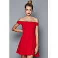 thumbnail image 2 of Juniors Fit And Flare Off The Shoulder Skater Party Cocktail Teeze Me Dress, 2 of 6